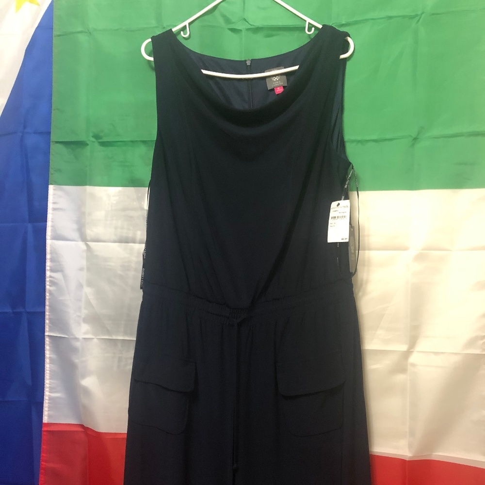 Vince Camuto Jumpsuit Navy NWT